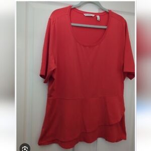 Isaac Mizrahi Women's Pink Top NWOT PTP 27-29 smoke Free Home